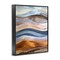 Stupell Industries Ocean Flow Layers Framed Giclee, design by Alonza Saunders